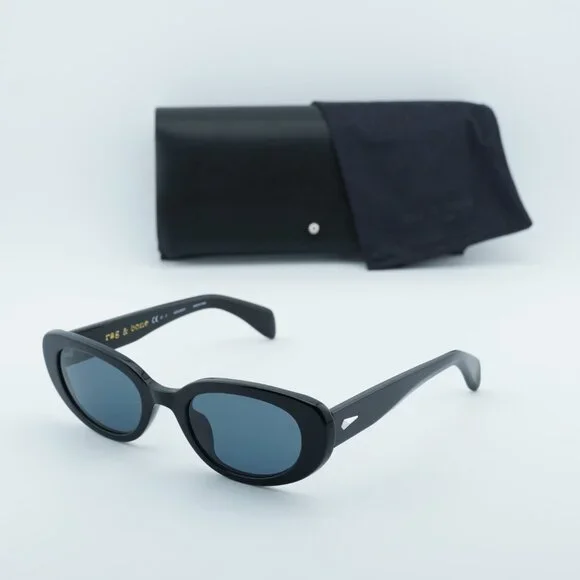 Rag & Bone RNB1061/S 0807 IR Cat Eye Sunglasses - Black/Grey display picture 3